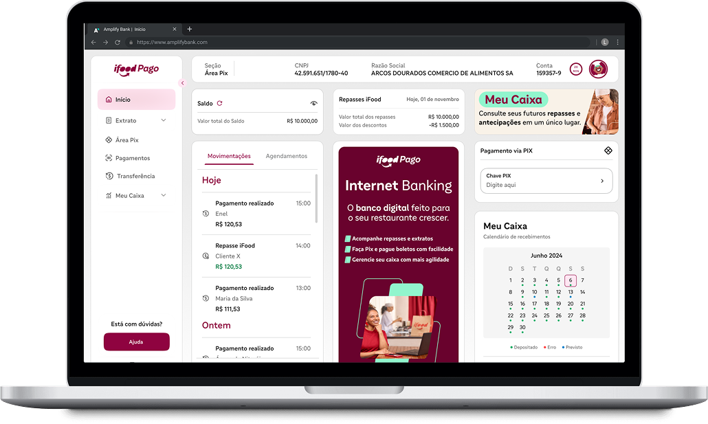 iFood Pago Dashboard
